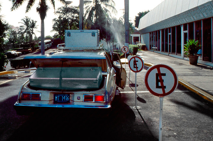 Backstage, Managua (Nicaragua) - Trasporto attrezzatura