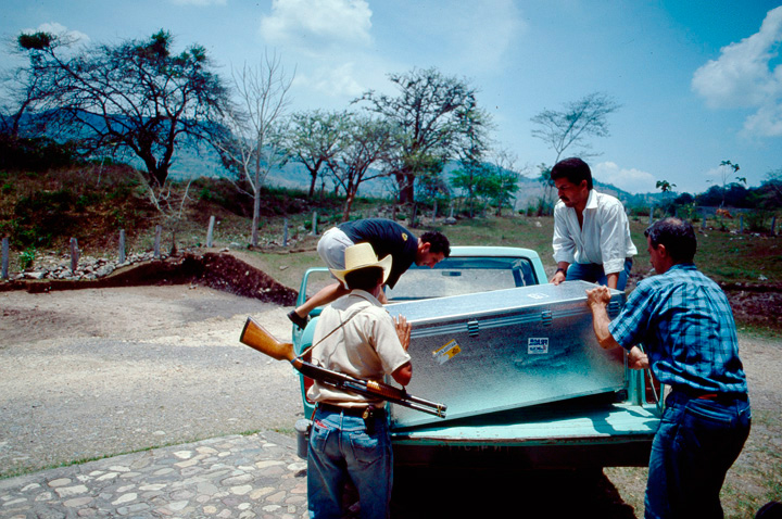 Backstage, Copan (Honduras) - Trasporto attrezzatura